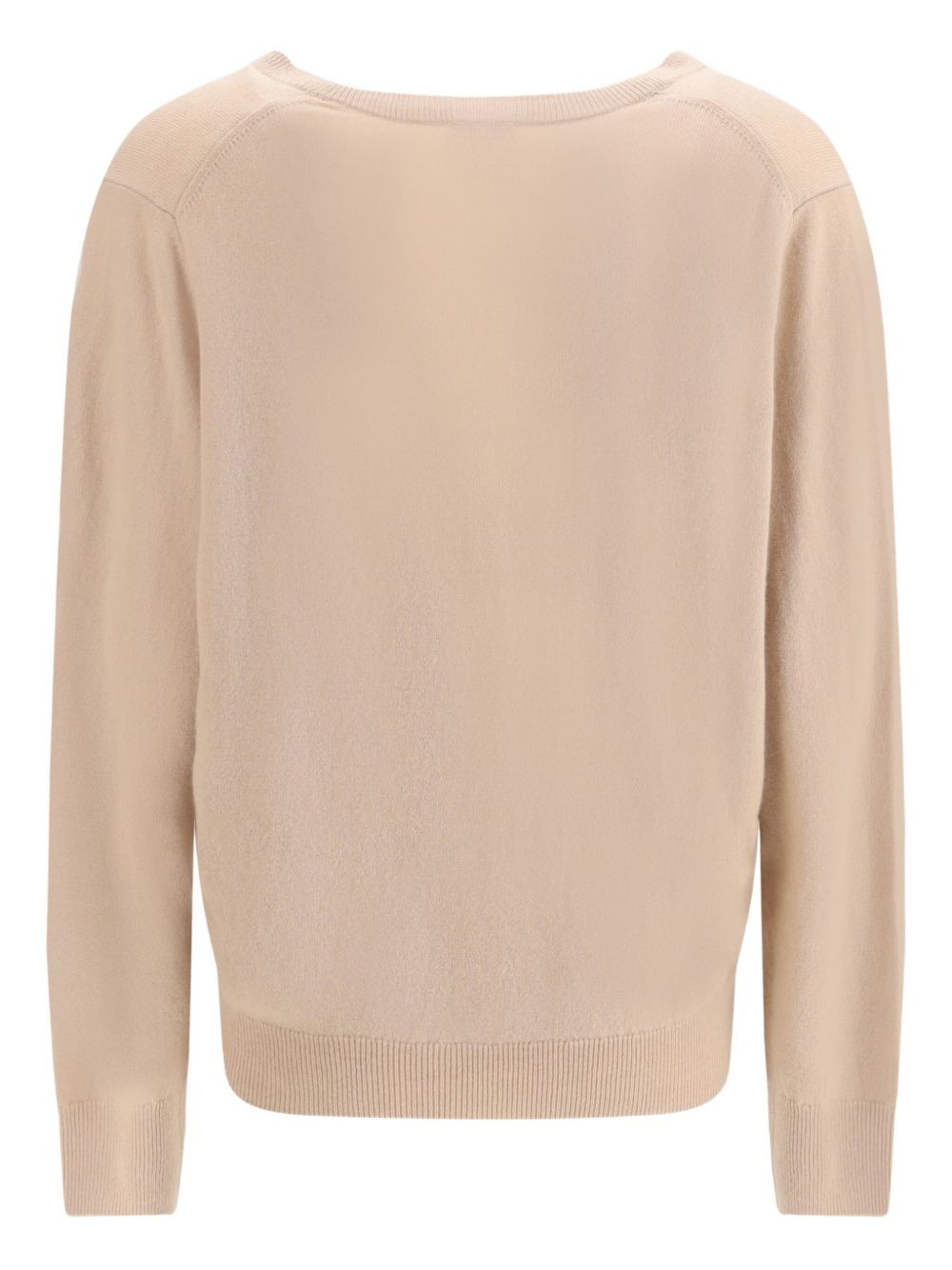 V-neck cashmere sweater - 2