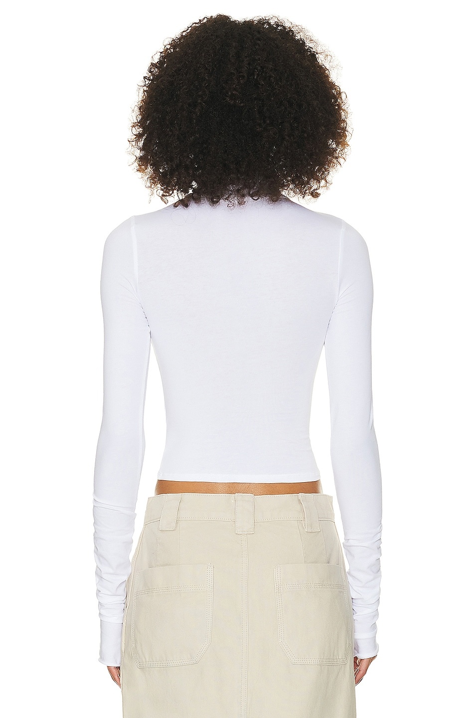 Long Sleeve Turtleneck in 2nd Skin Jersey - 3