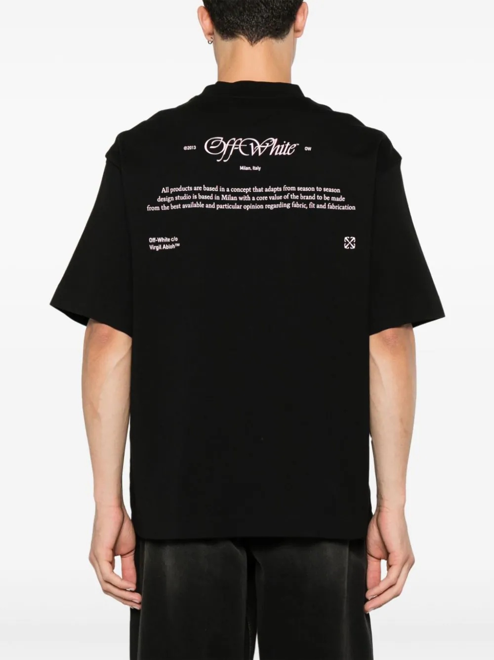 OFF-WHITE Men Script Mary Skate S/S Tee - 2