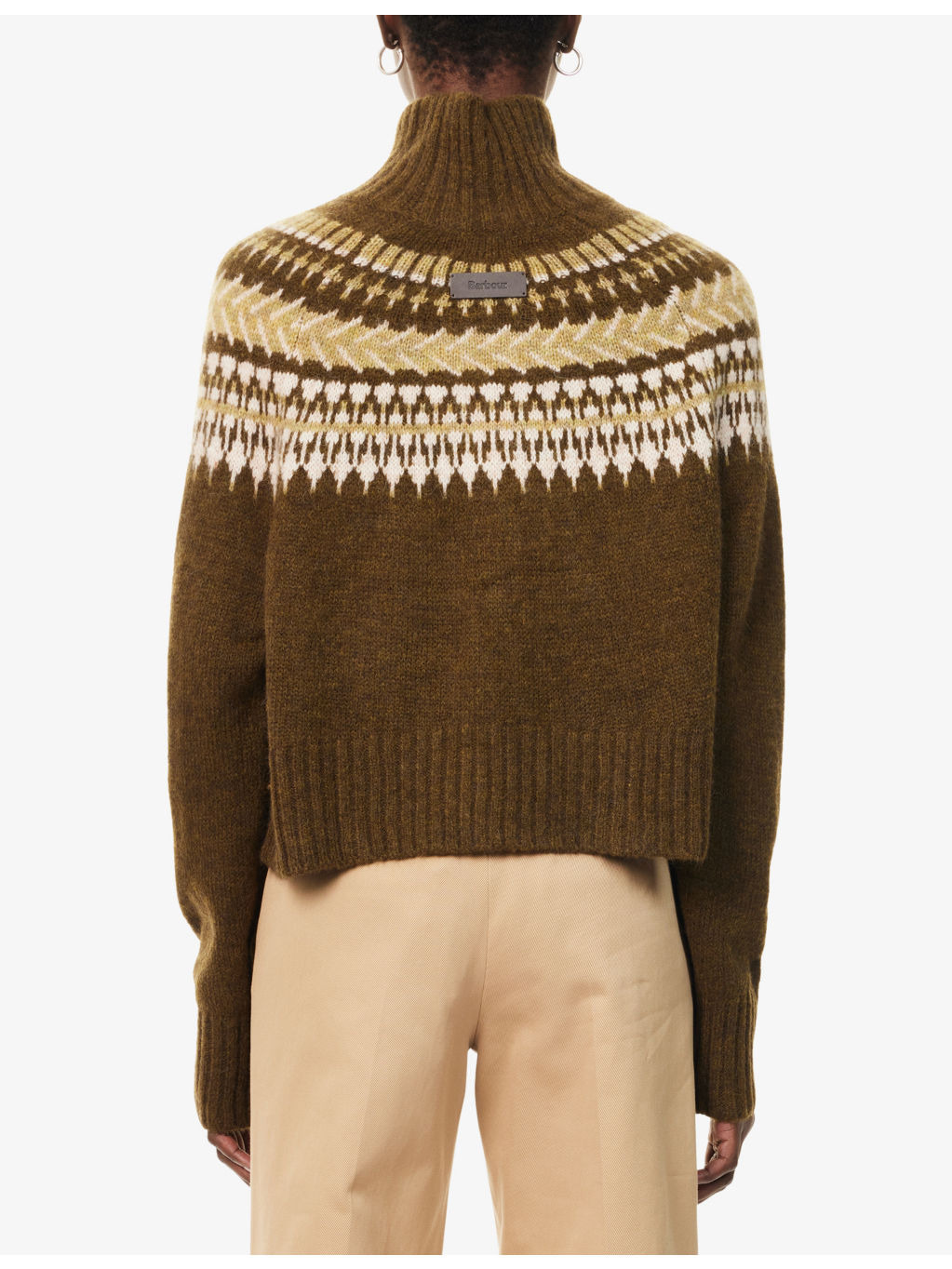 Lorrie Printed Knitted Jumper - 4