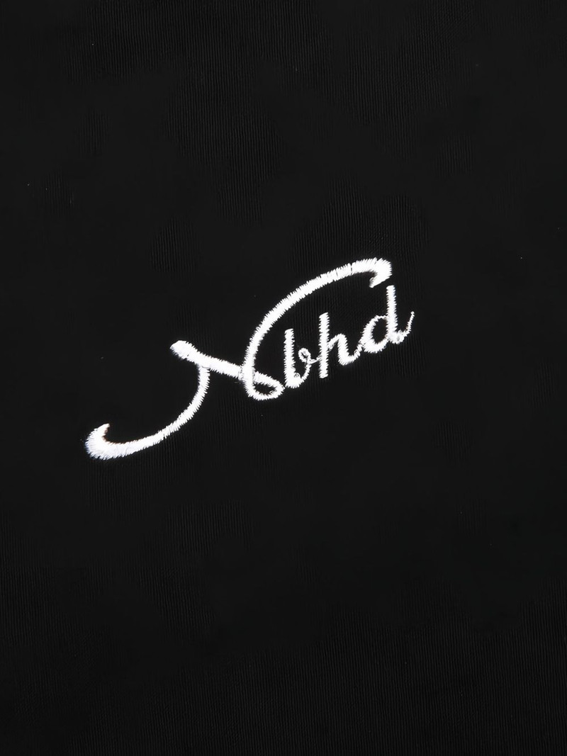 embroidered-logo shirt 5