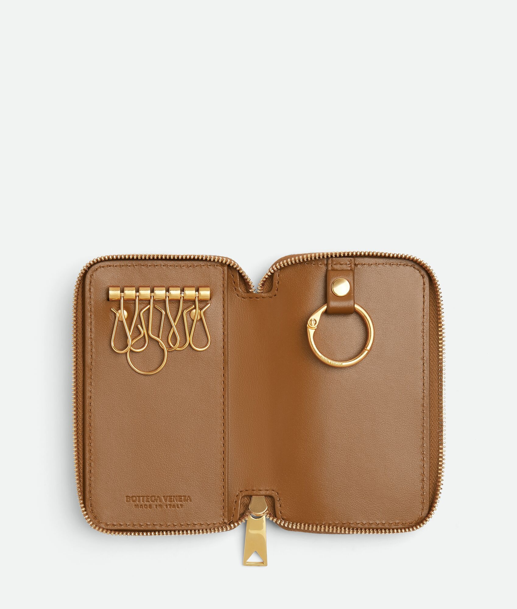 Intrecciato Zippered Key Case - 2