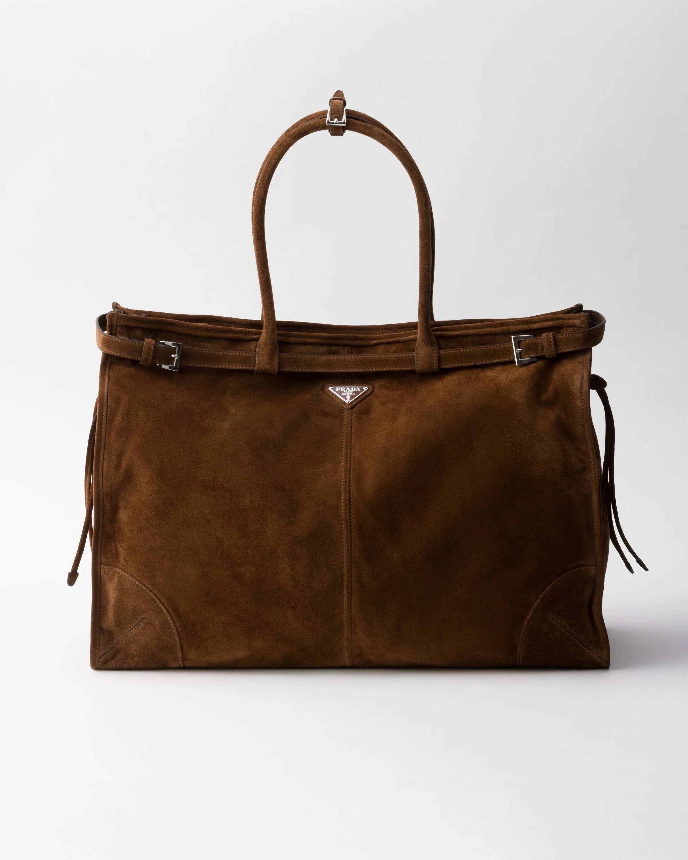 Suede tote bag - 1