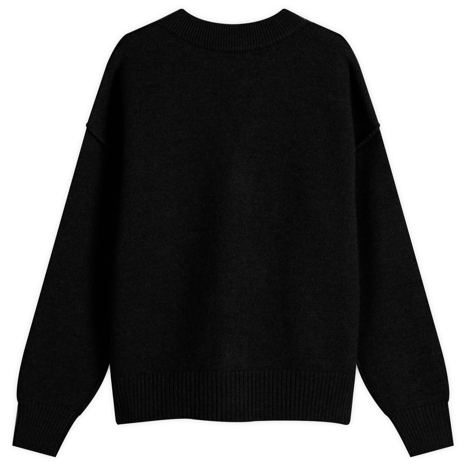 AMI Paris Felted Merino Wool Knit ADC Cardigan - 2