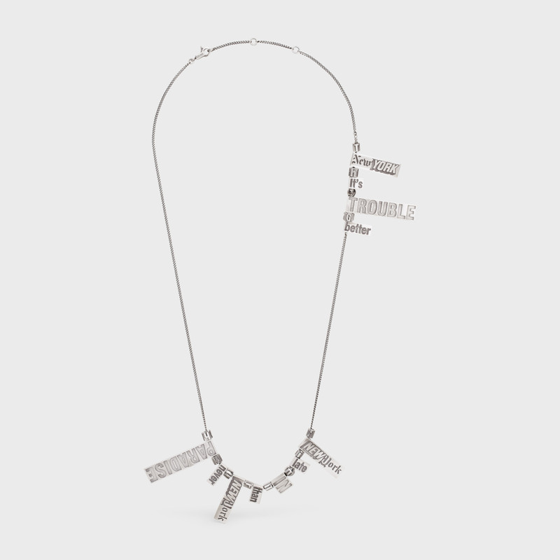 Dash Snow Necklace in Sterling Silver 1