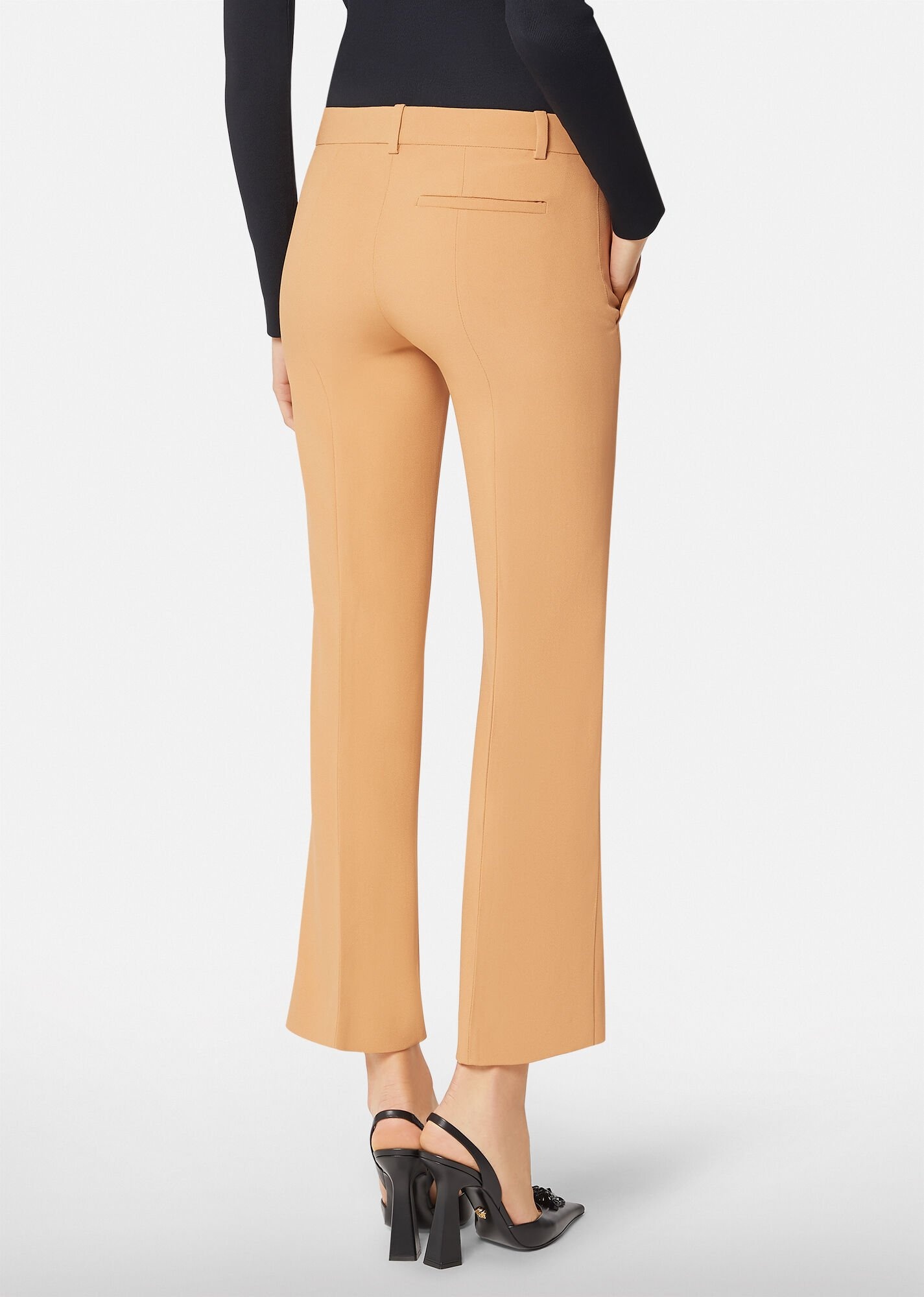 Satin Flared Pants - 3
