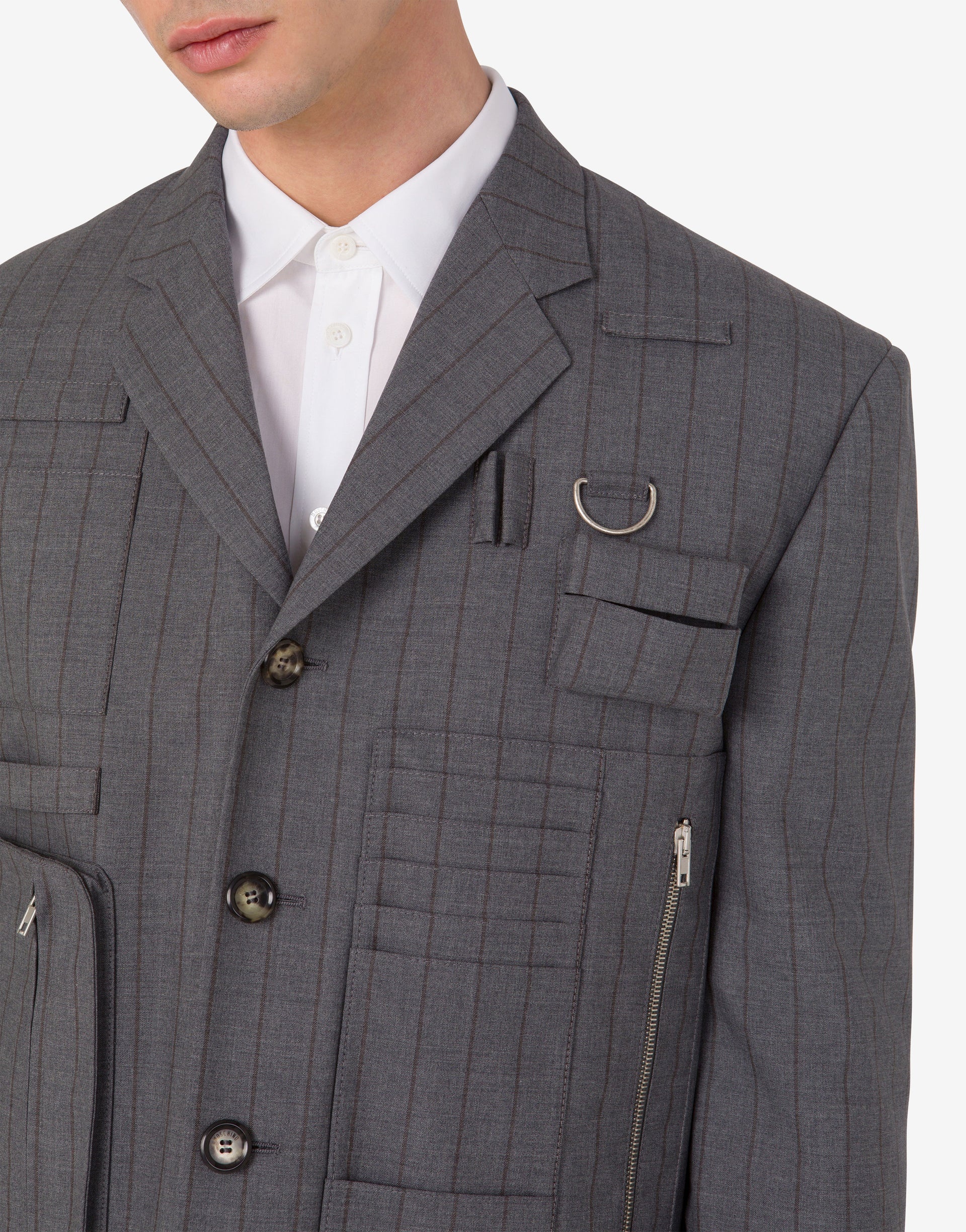 OFFICE INSPIRATION WOOL PINSTRIPE JACKET - 3