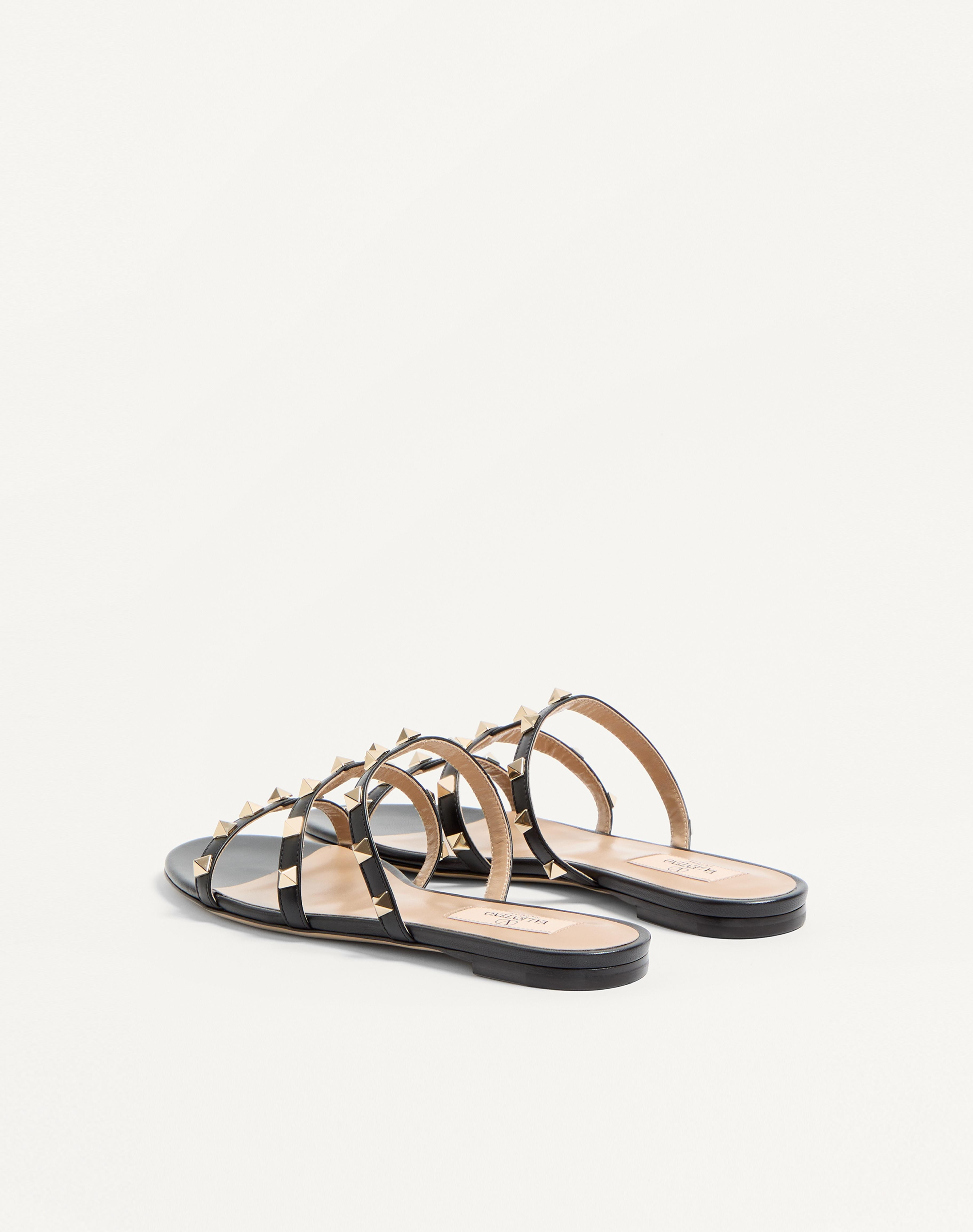 ROCKSTUD FLAT SLIDE SANDAL - 5