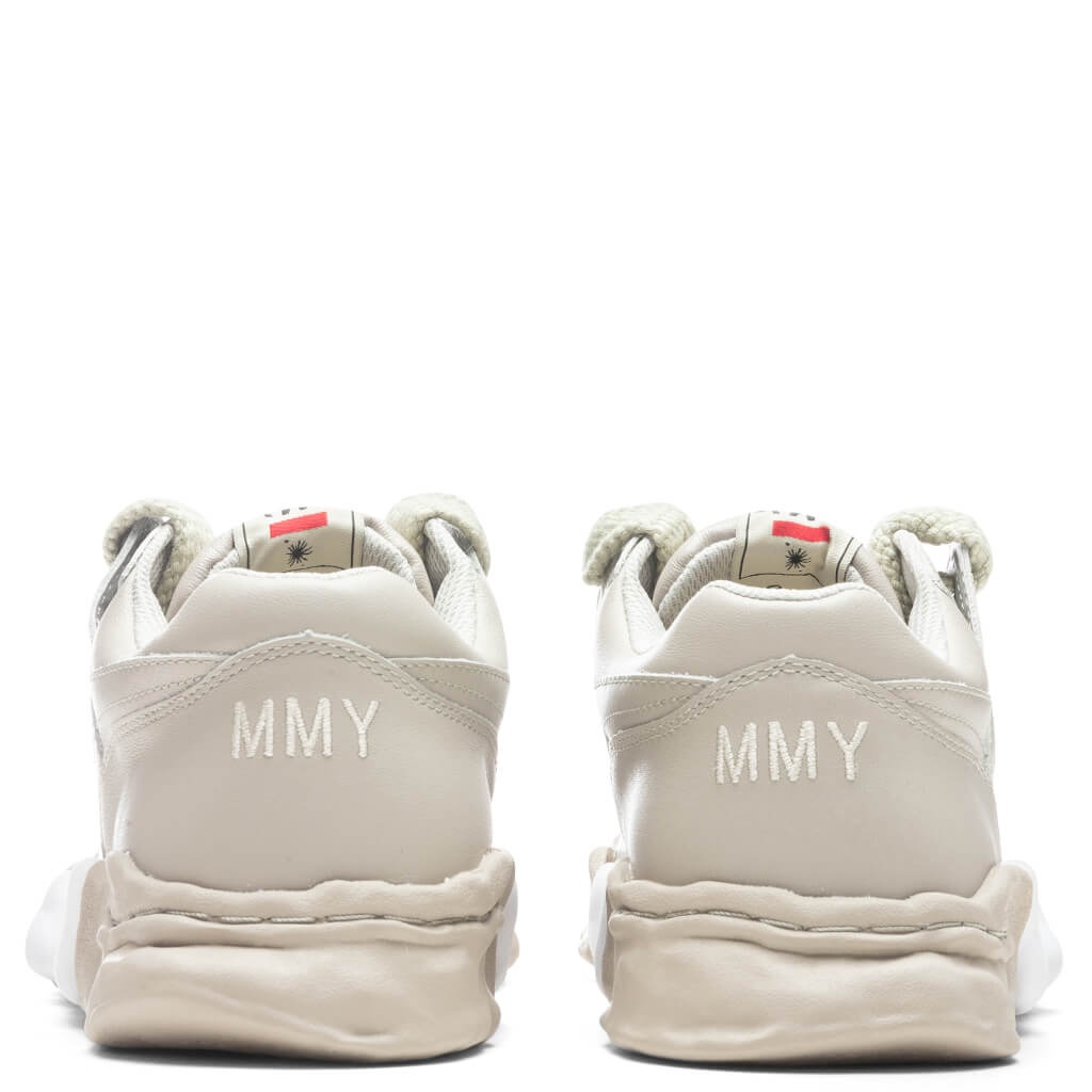 PARKER LOW OG SOLE LEATHER SNEAKER - GREY - 4