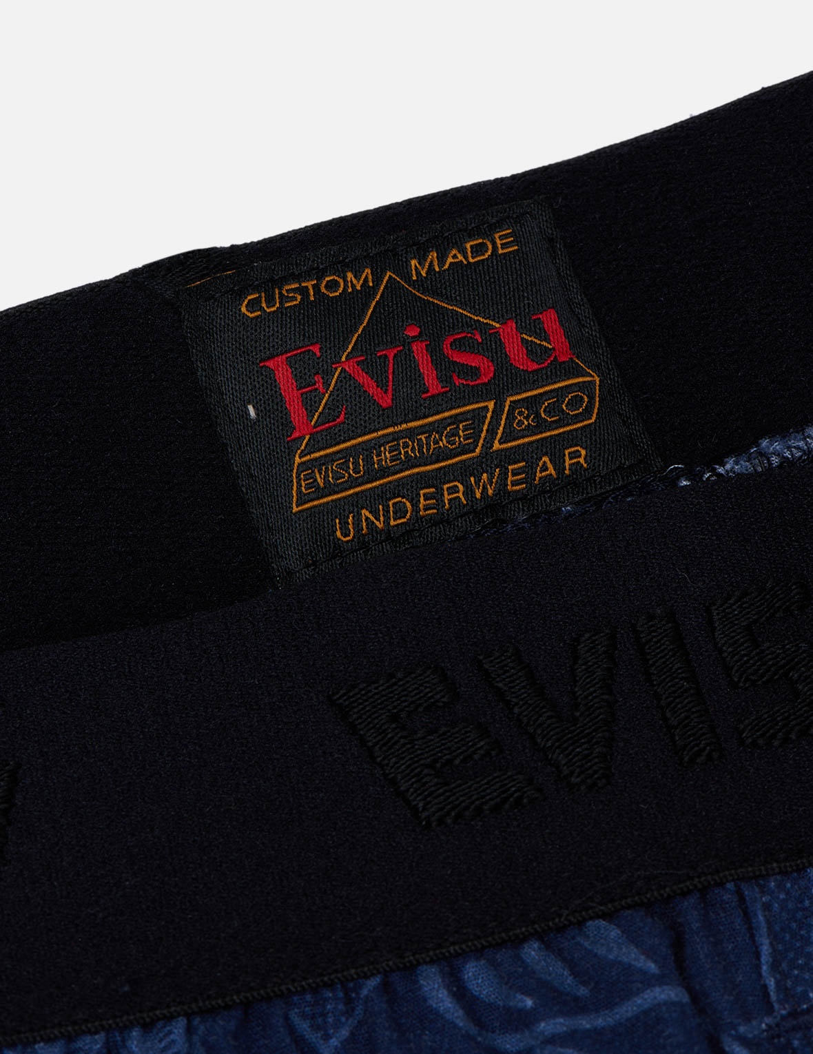 ALLOVER EVISU SQUAD PRINT BOXER SHORTS - 3