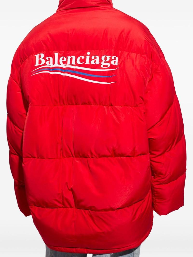 BALENCIAGA micro-faille puffer coat outlook
