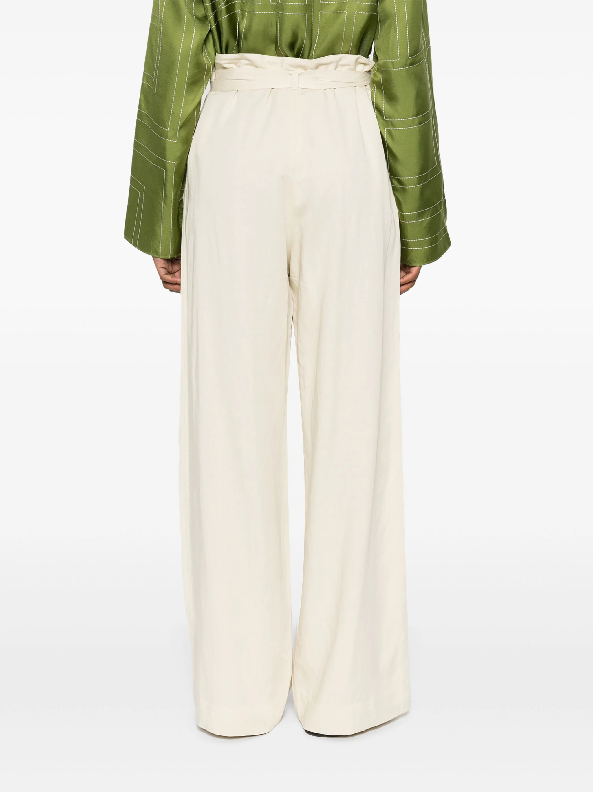 TOTEME Women Fluid Tie-Waist Trousers - 3