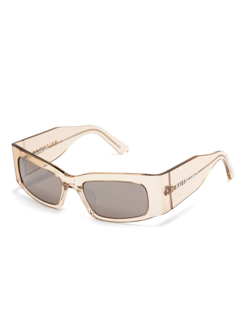 BALENCIAGA rectangle-frame sunglasses outlook