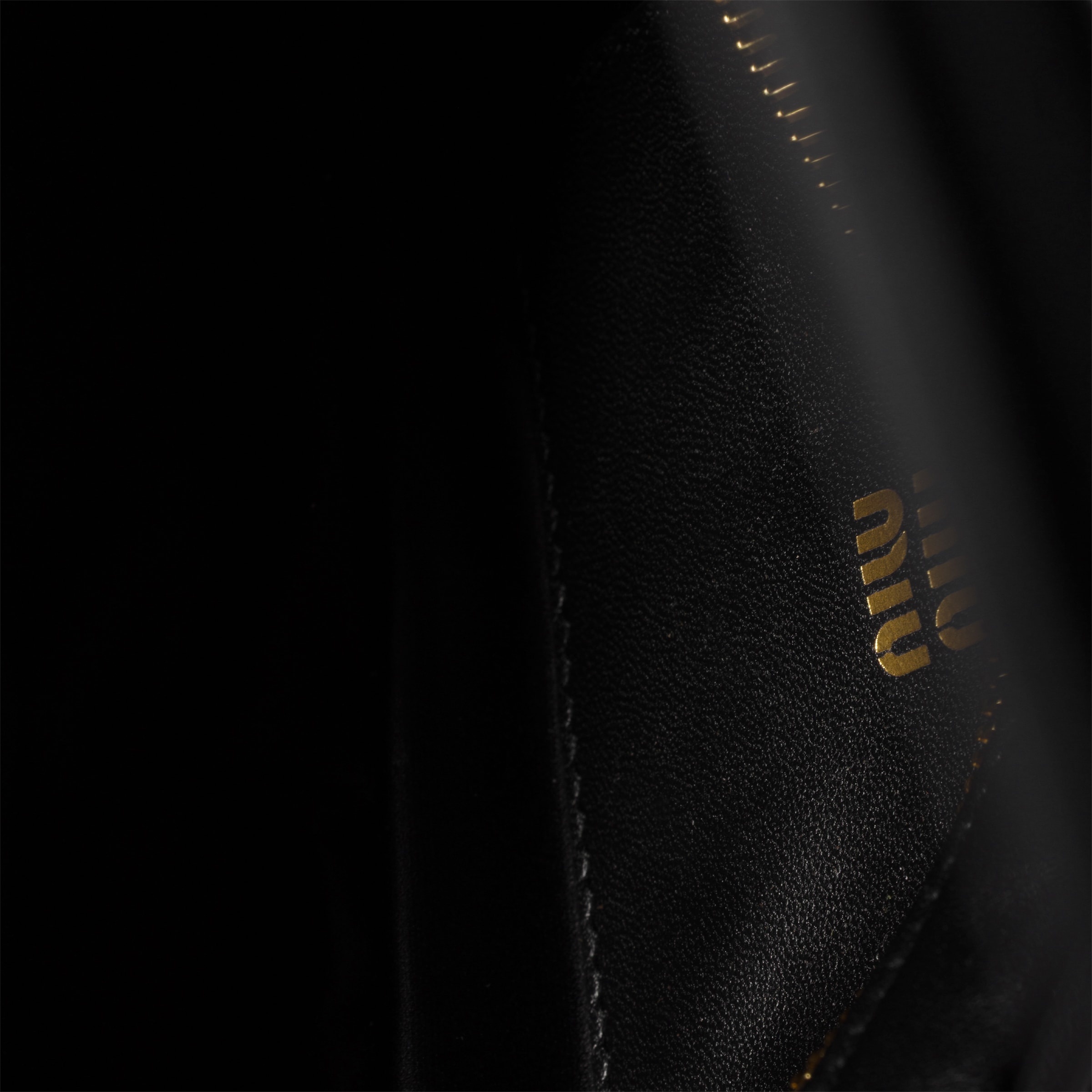 Matelassé nappa leather pouch - 4
