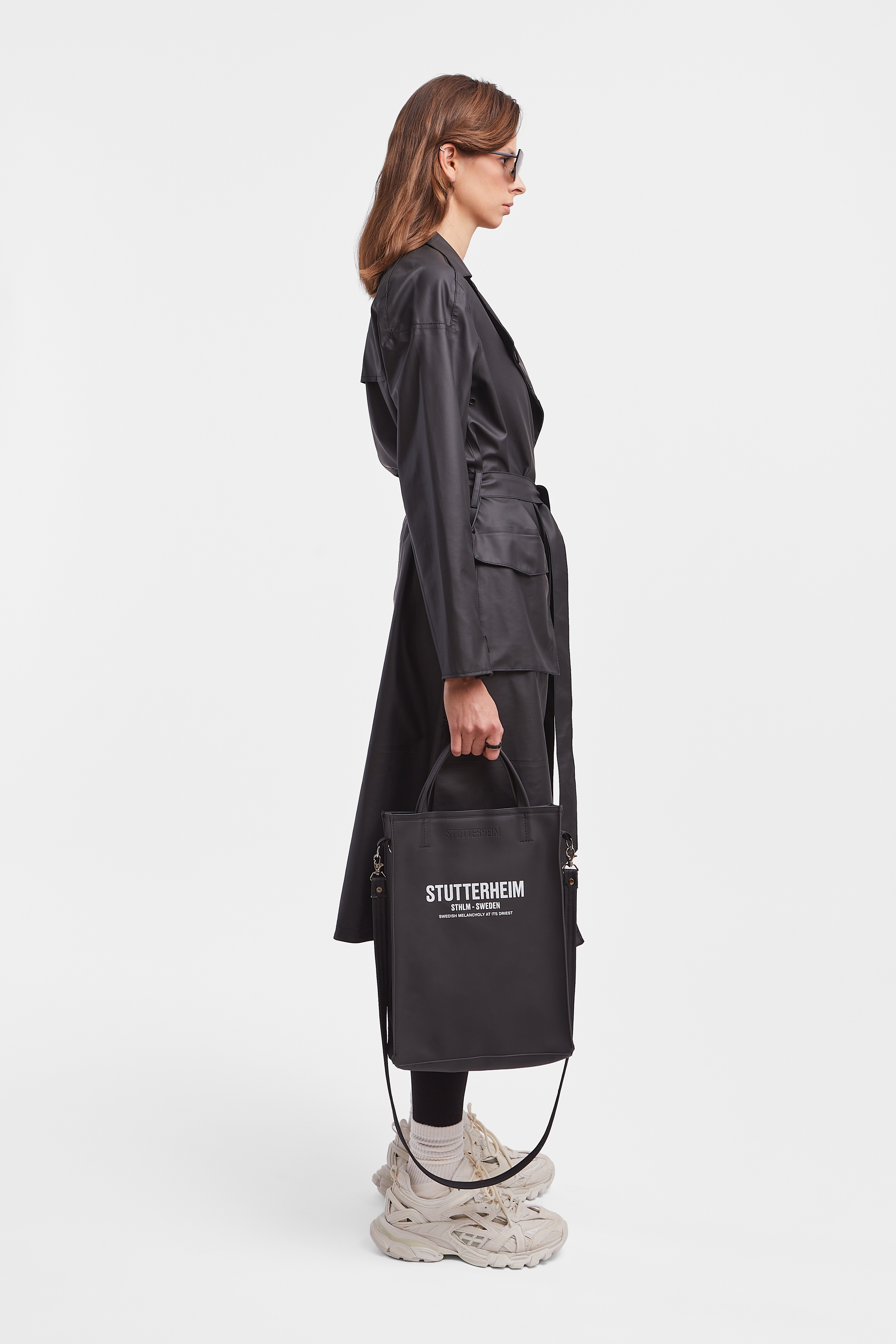 Kista Lightweight Trench Coat Black - 3