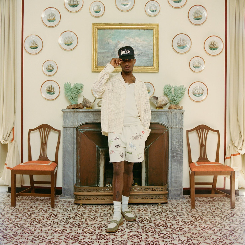 DUKE + DEXTER Wilde Sage + White Suede Penny Loafer - Men's outlook