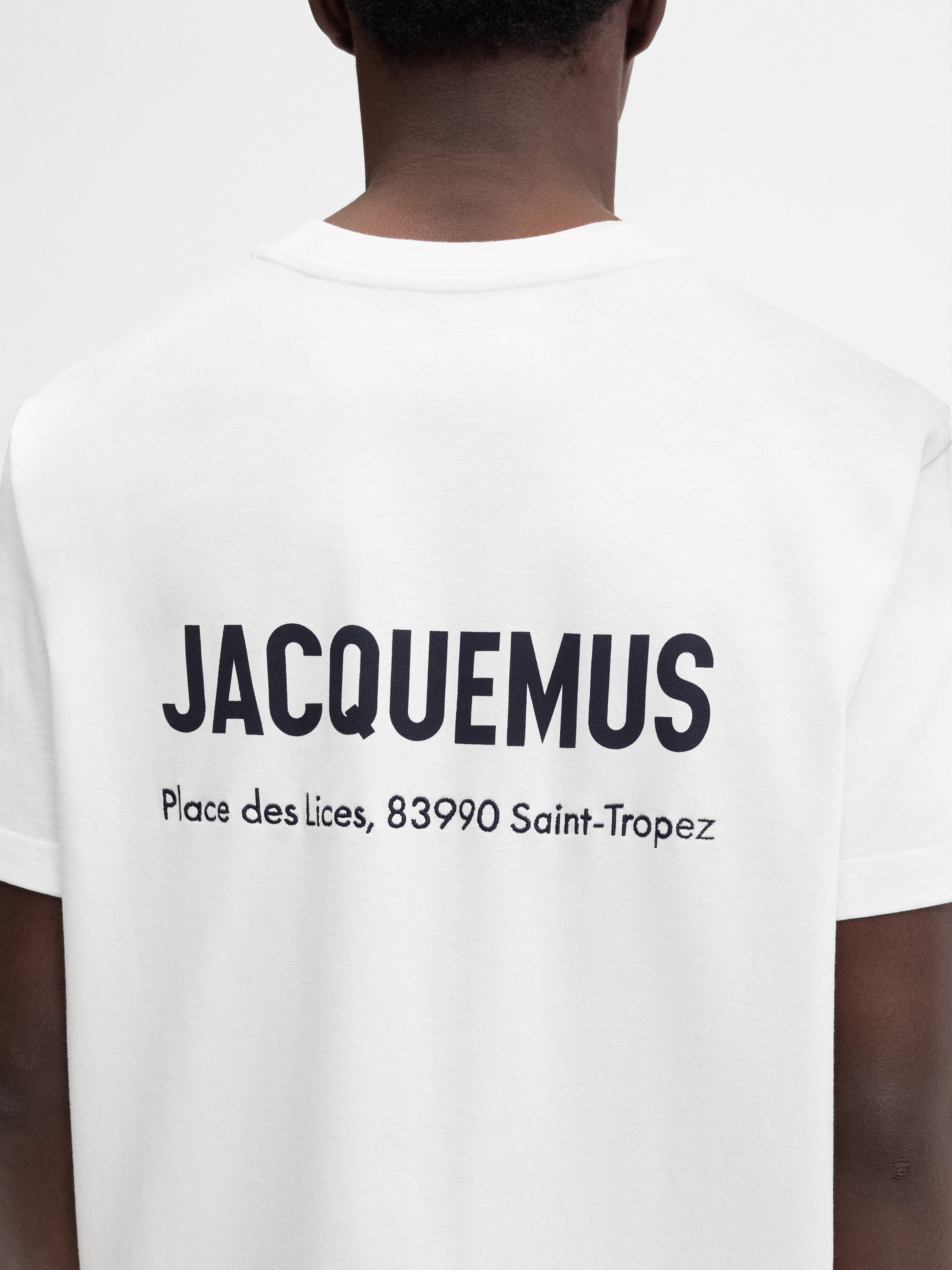 The Saint Tropez Place des Lices address t-shirt - 4