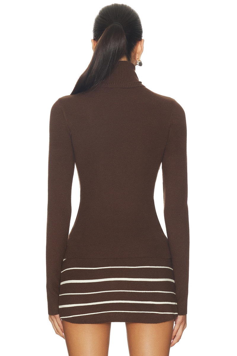 Frankies Bikinis Tucker Cloud Knit Turtleneck outlook