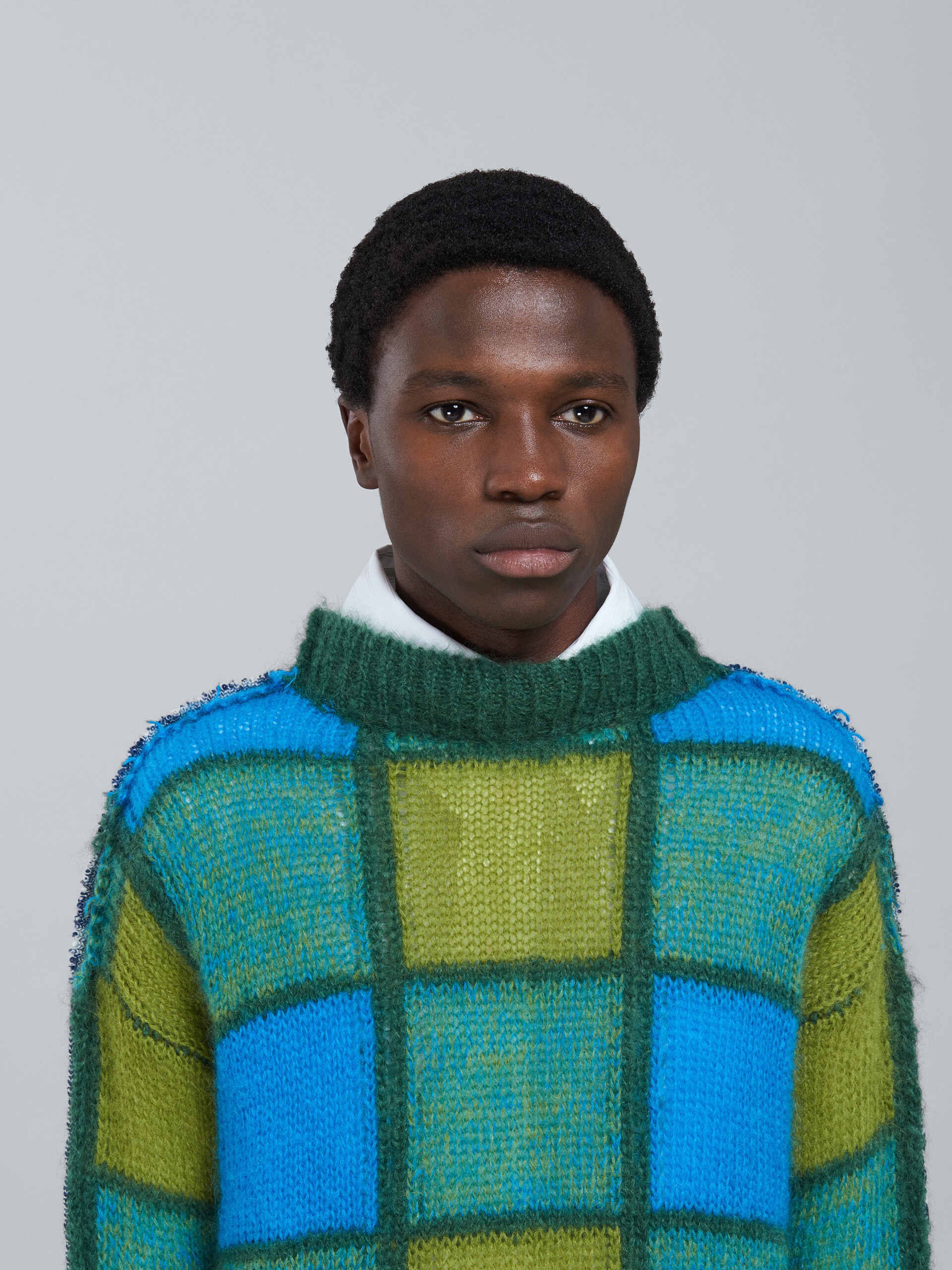 MOHAIR AND WOOL CREWNECK SWEATER - 4