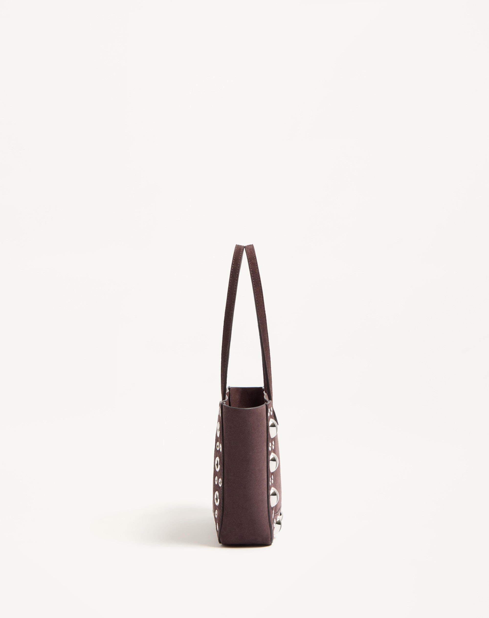 VALENTINO GARAVANI NELLCÔTE MINI SUEDE SHOPPING BAG - 4