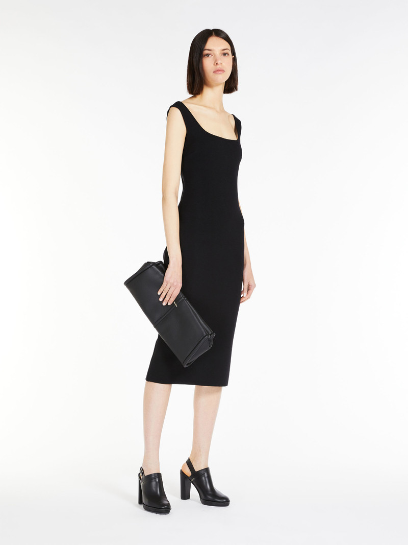 AMALIA Leather clutch bag 1