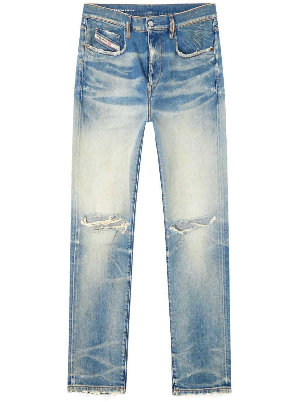 D-Strukt tapered jeans - 1