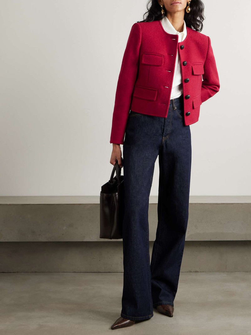 VERONICA BEARD Leslie wool-bouclé jacket outlook