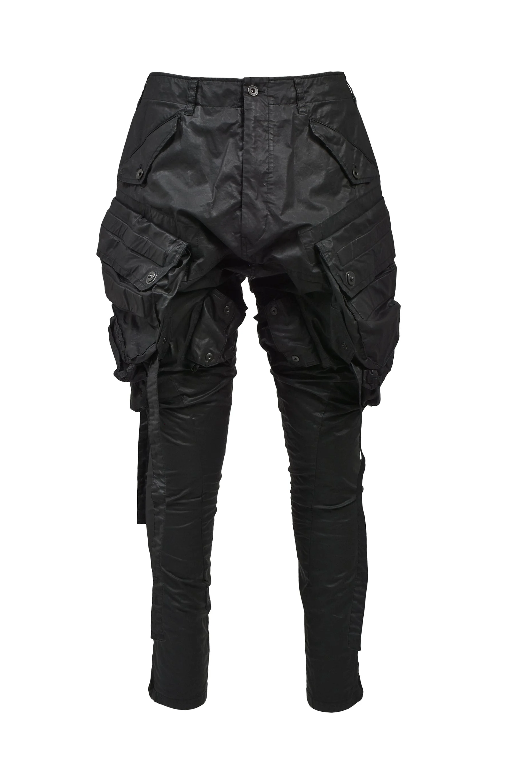 COATED CLOTH GAS MASK CARGO / BLK - 1