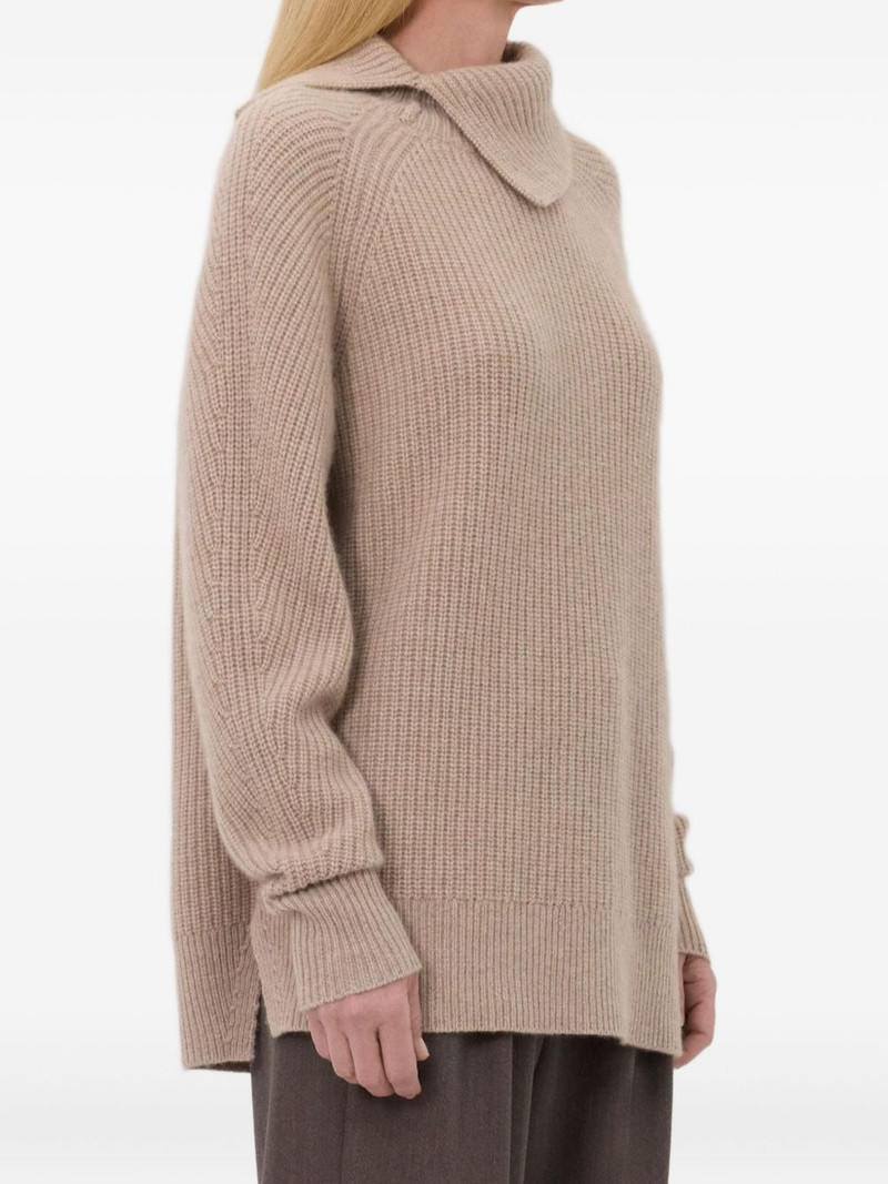 Cecil ribbed-stand collar sweater 4