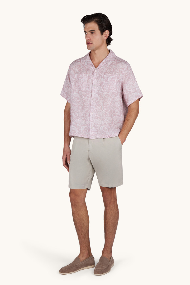 Paul & Shark LINEN SHIRT WITH SHARK PAISLEY PATTERN outlook