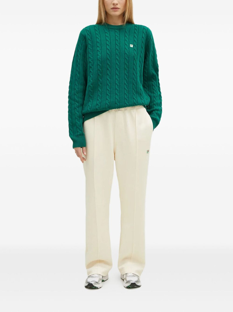 FILA cable-knit logo sweater outlook