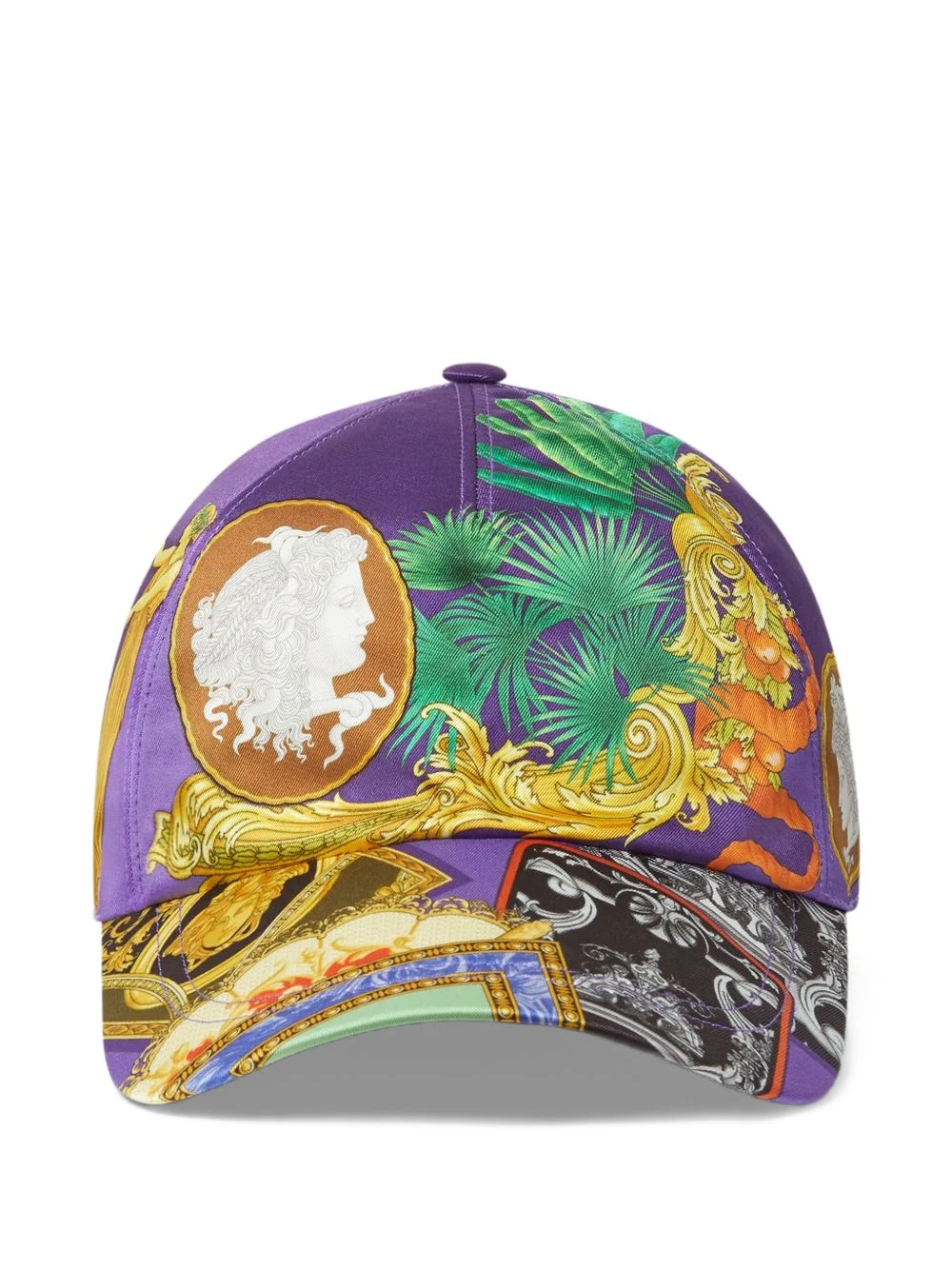 patchwork-print cap - 1