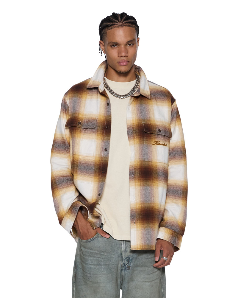 Ksubi ROSEBOWL LS SHIRT BURNT ORANGE outlook