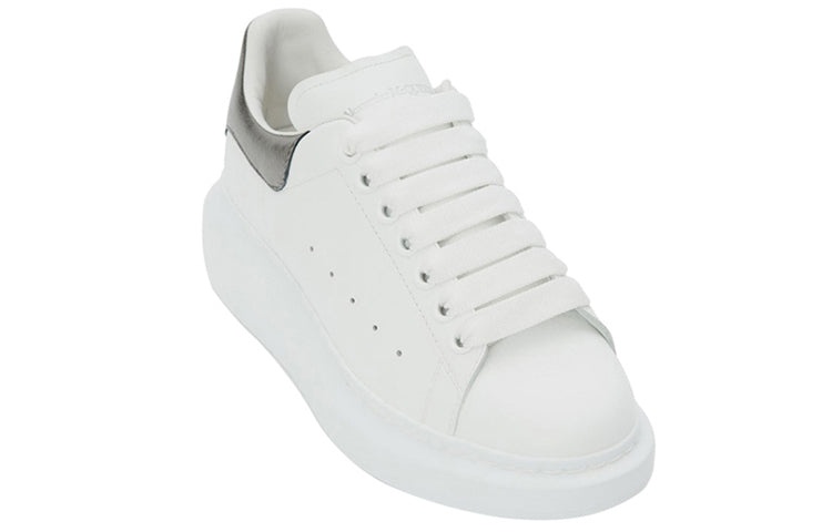 (WMNS) Alexander McQueen Oversized Sneaker 'Bleach White Silver' 553770WHFBU9042 - 3