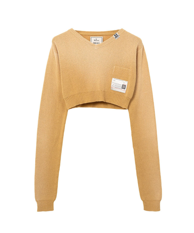Sun Faded Like Cropped Knit Sweater 26
