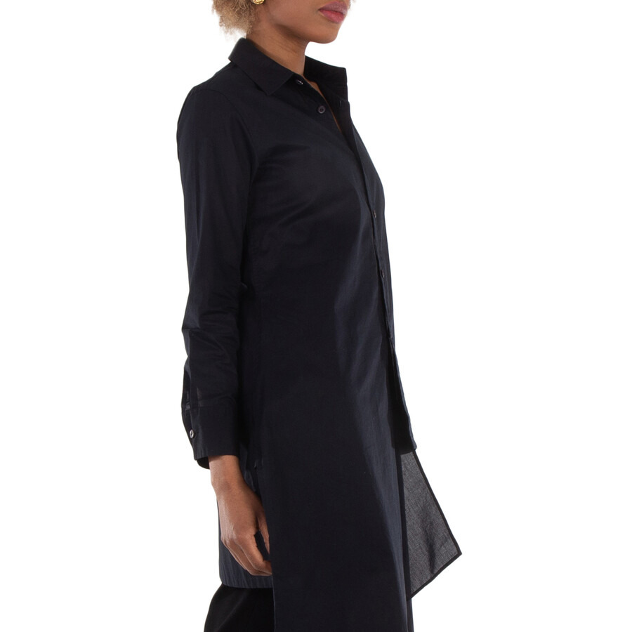 Yohji Yamamoto Asymmetric Long Blouse - 4
