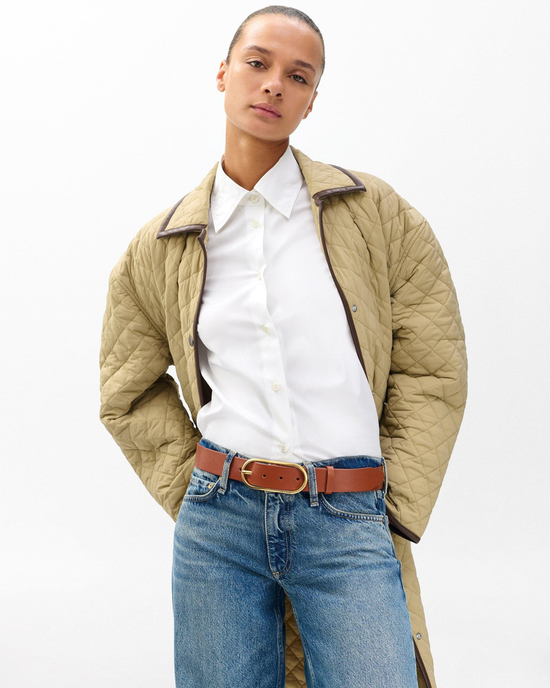 rag & bone Rounded Rebound Leather Belt outlook