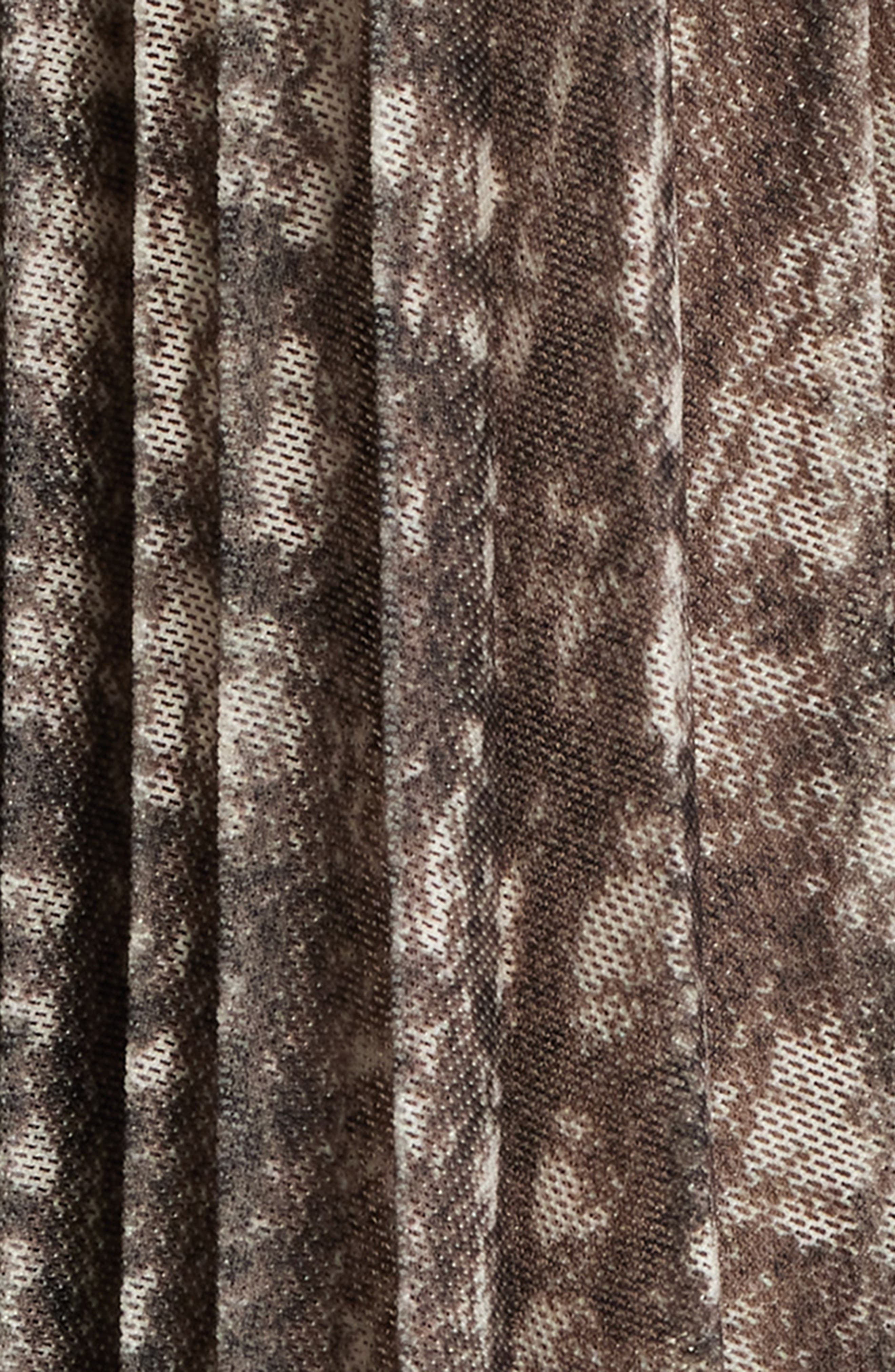 BOSS Edrisa Pleated Midi Skirt in Grey Multi at Nordstrom - 6
