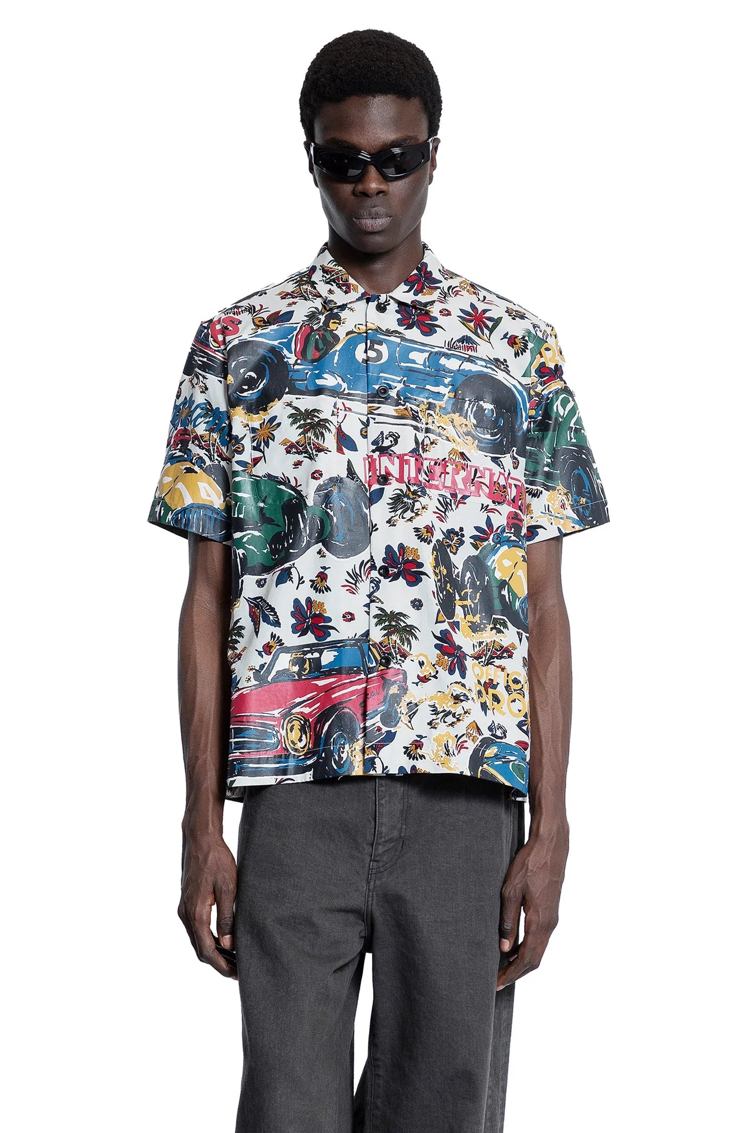 Car-Race-Tropical-Print-T-Shirt - 6