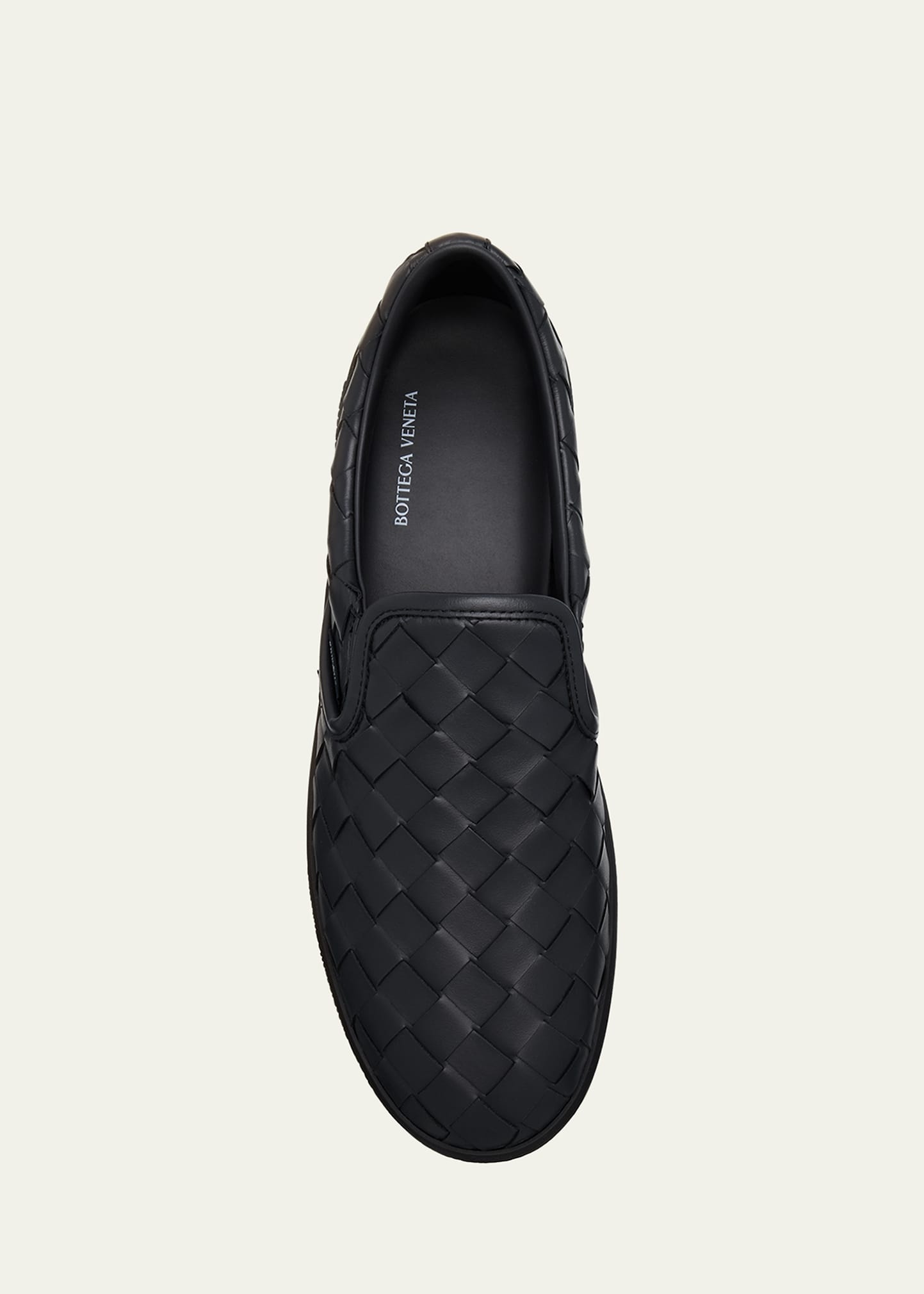 Men's Sawyer Intrecciato Leather Slip-On Sneakers - 5