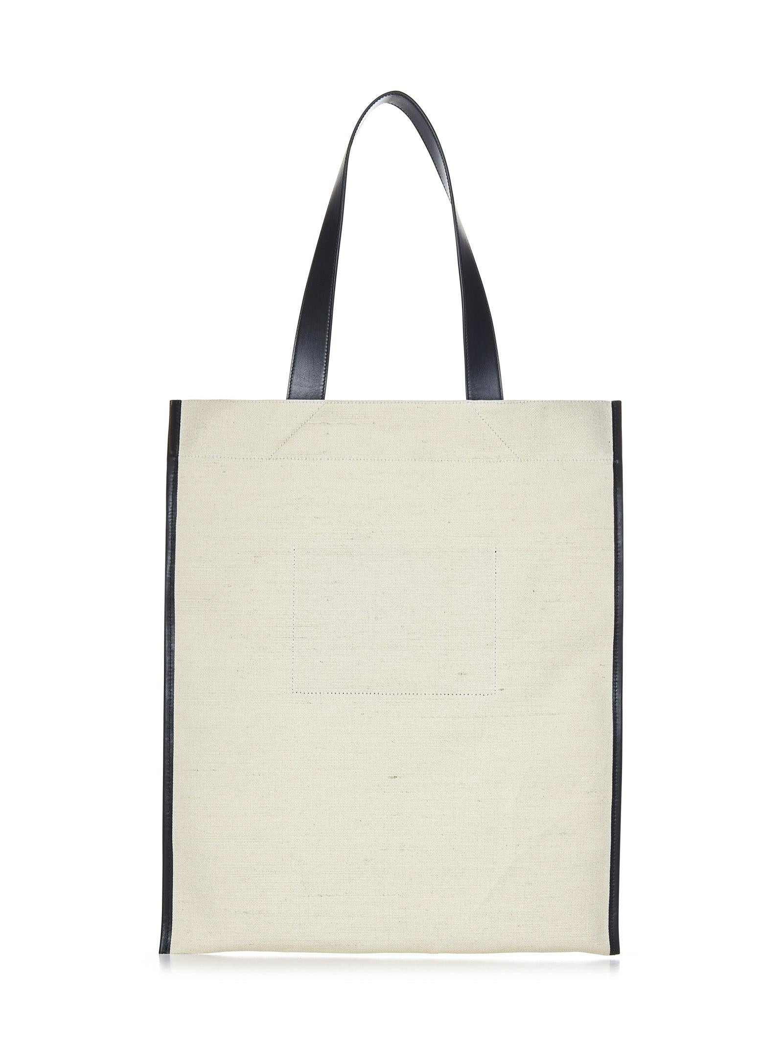 BORSA A SPALLA FLAT SHOPPER MEDIA JIL SANDER - 3