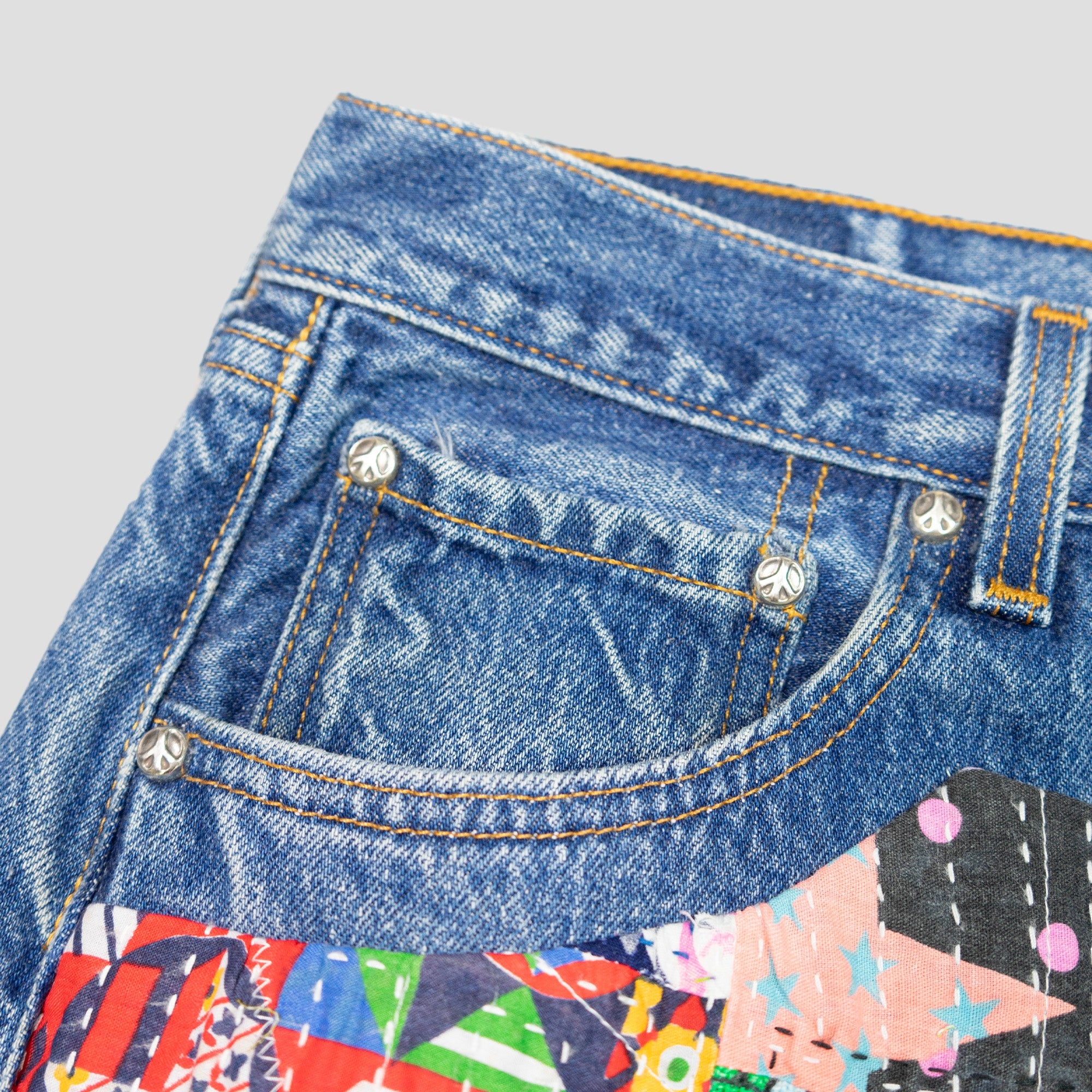 PATCHWORK JEANS - 4