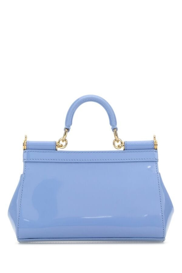 Powder blue leather small Sicily handbag - 3