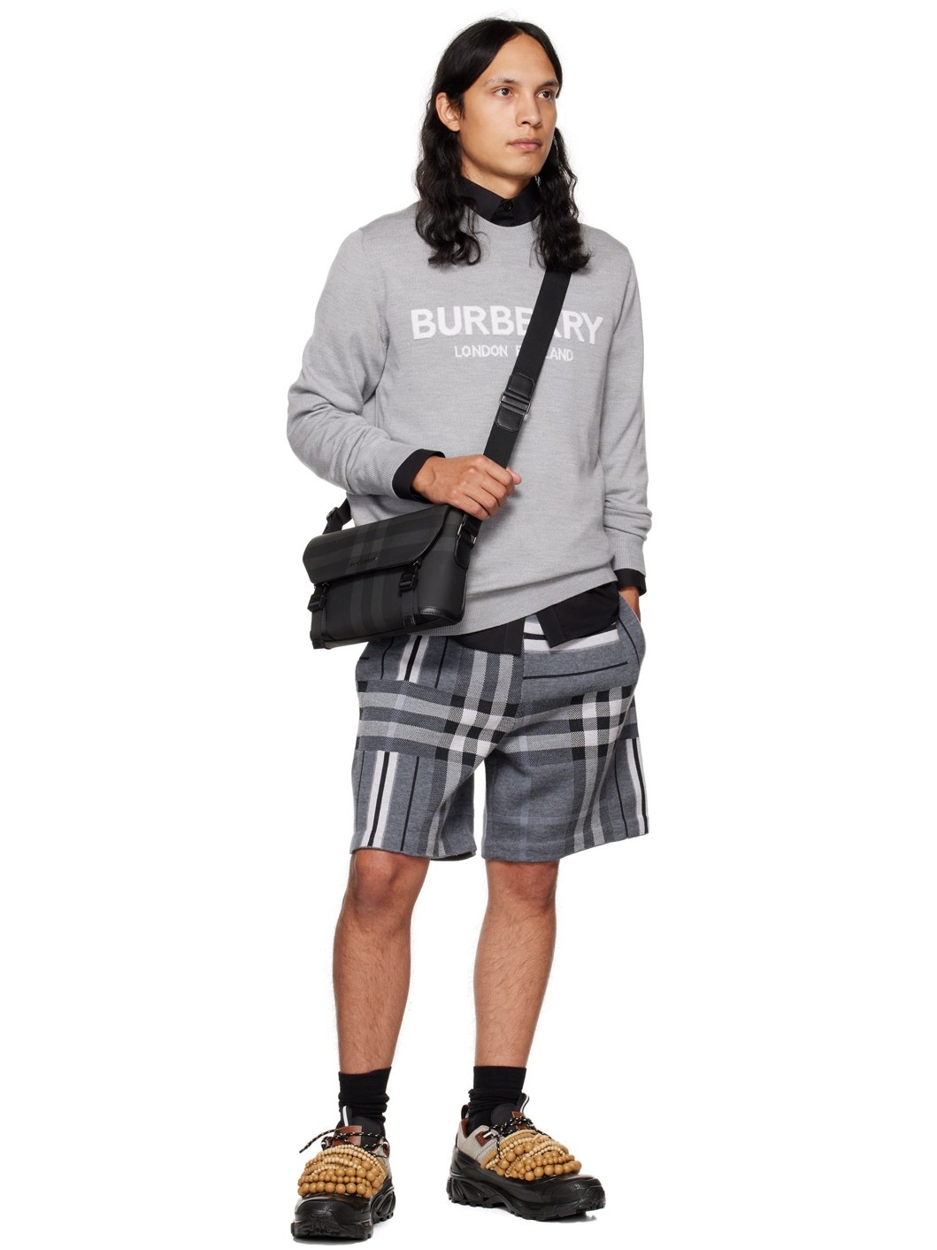 White & Black Arthur Sneakers - 5