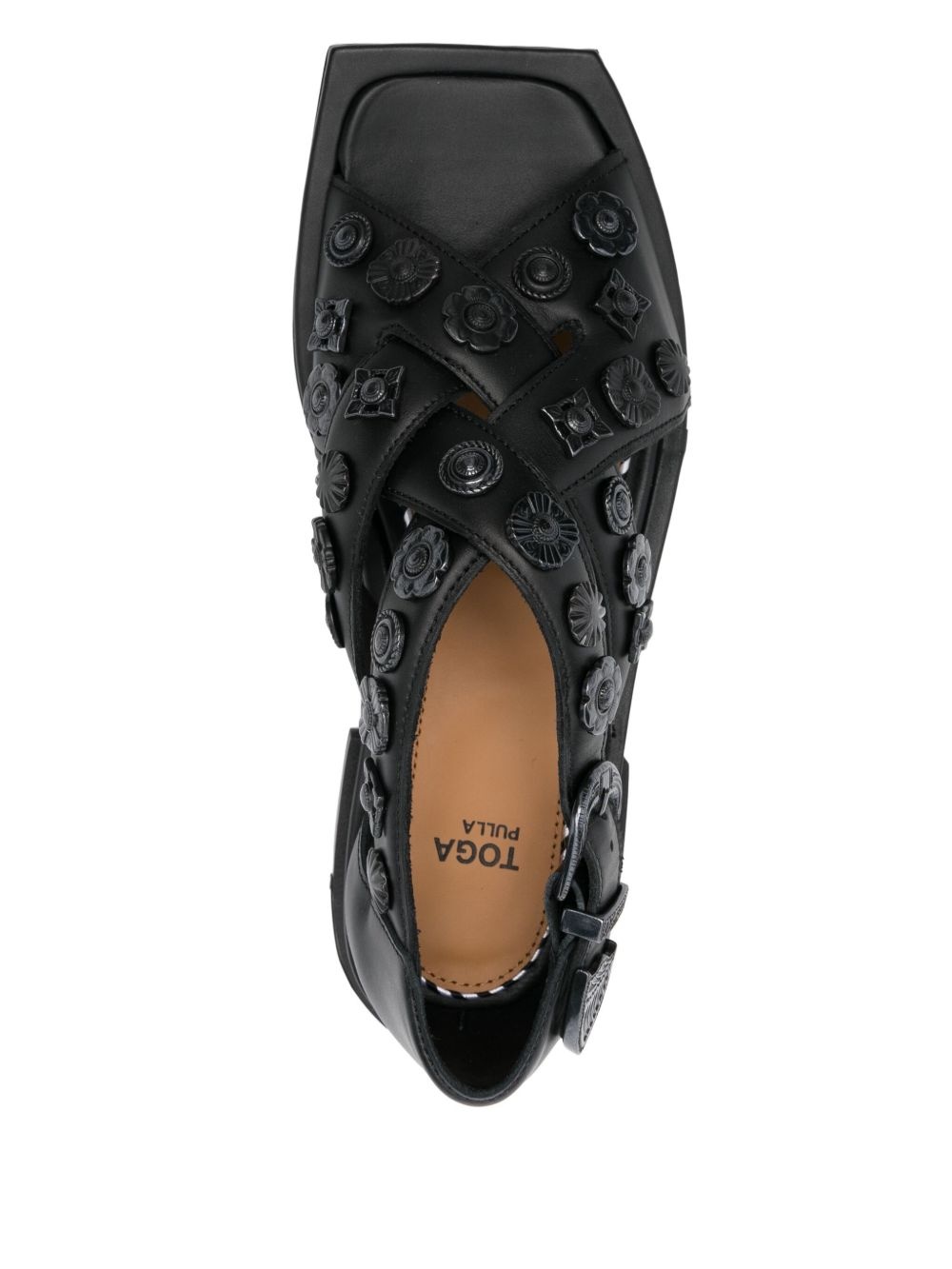 cross-strap sandals - 4