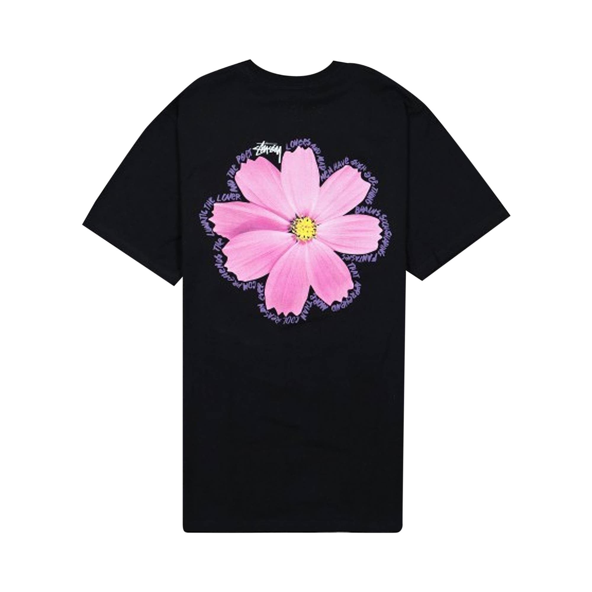 ★大人気★STUSSY Cosmos TEE Stüssy Stussy Cosmos Tee 'Black' | REVERSIBLE