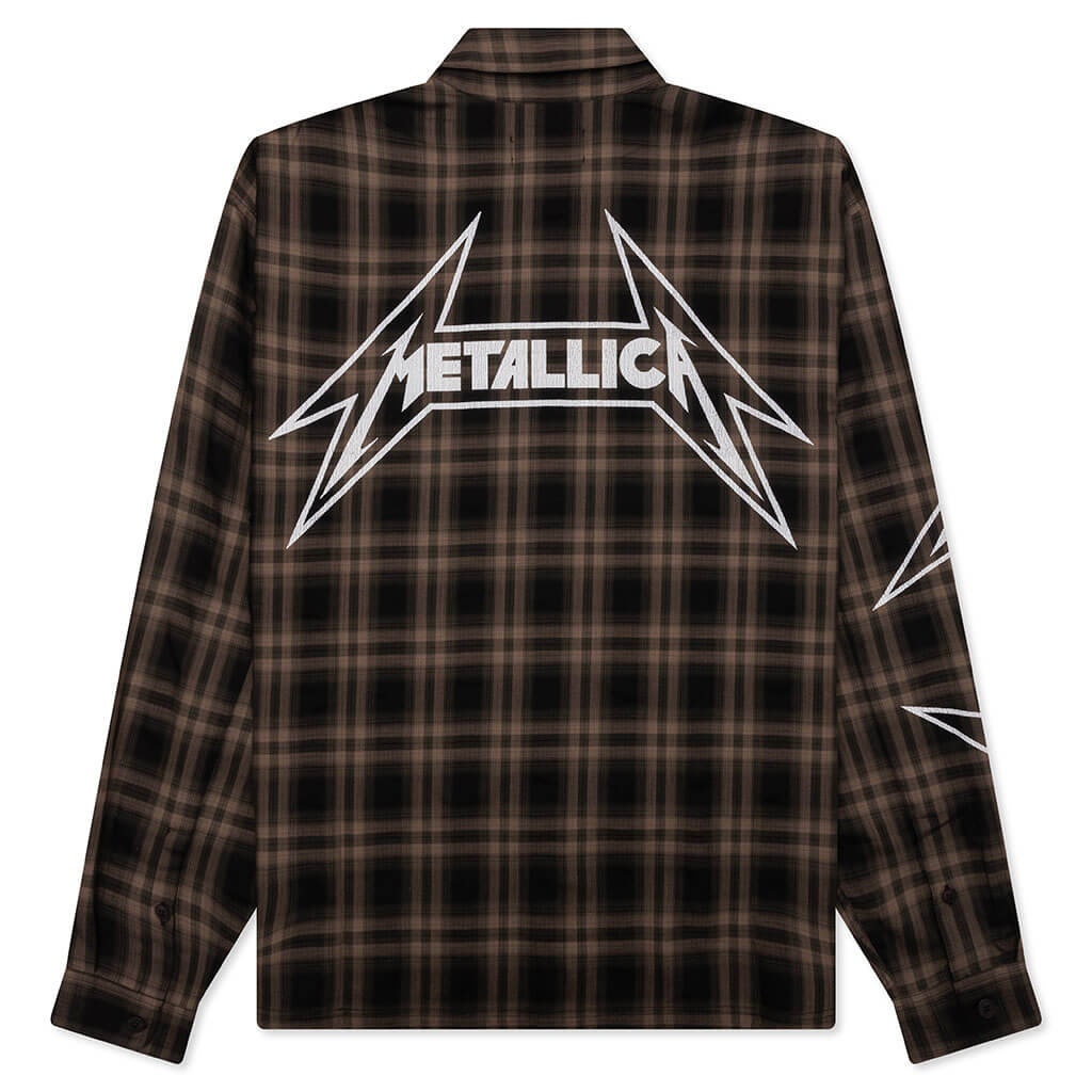 METALLICA L/S SHIRT - TOBACCO - 2