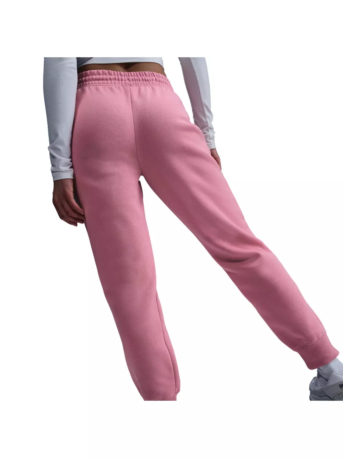 Women's Sportswear Phoenix Fleece Mid-Rise Sweatpants - Pink - 2