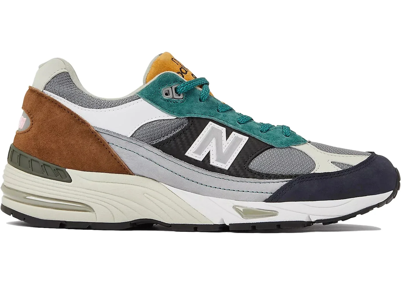 New Balance 991 MiUK Selected Edition Grey Green Brown - 1