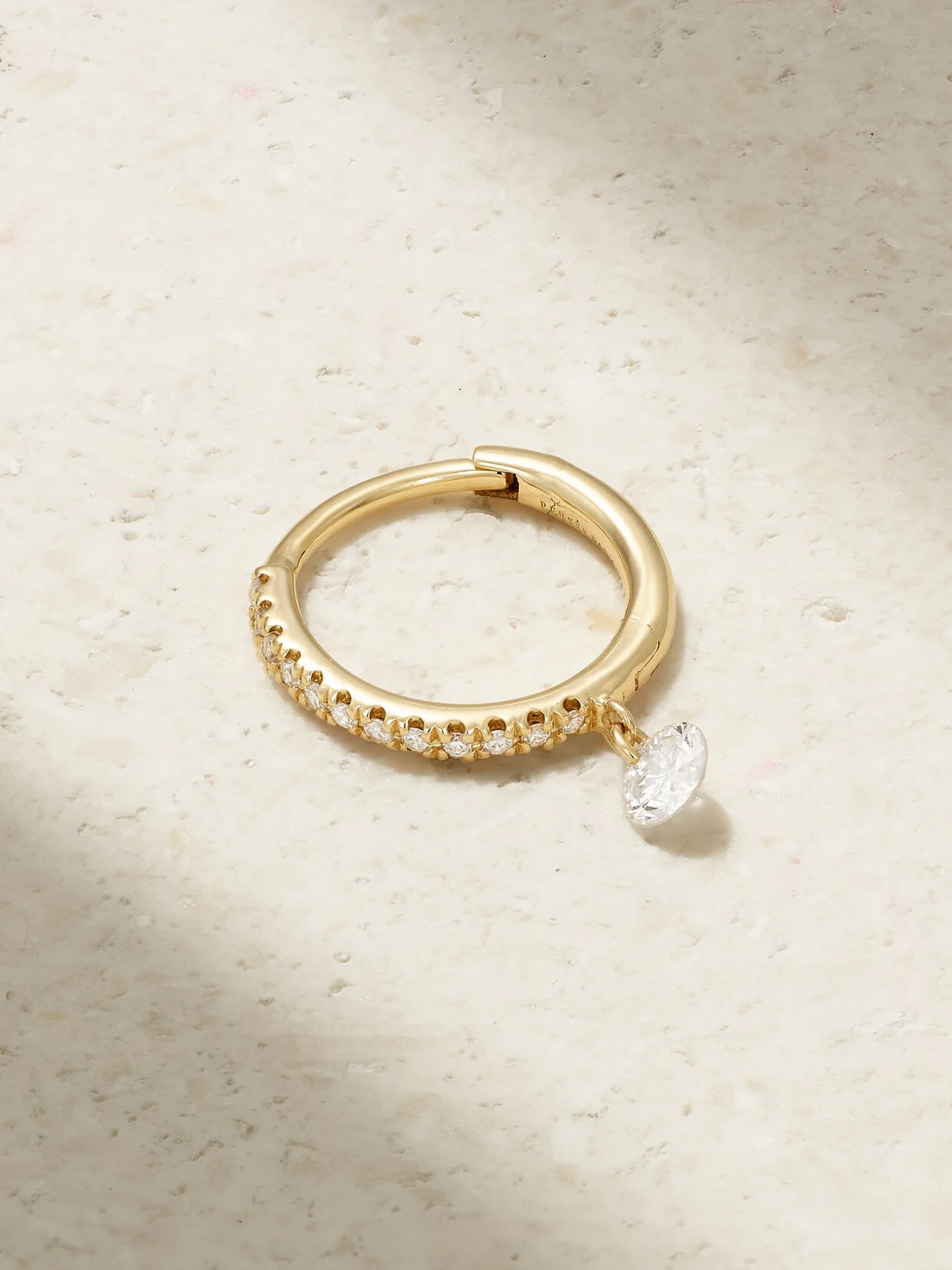 18-karat Gold Diamond Single Earring - 1